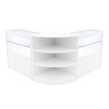 Set Mostradores Comerciales con Luz LED "ANDROMEDA" LM60+ 2x C900 – Blanco