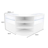 Set Mostradores Comerciales con Luz LED "ANDROMEDA" LM60+ 2x C900 – Blanco