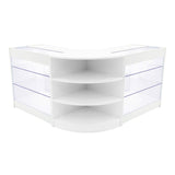 Set Mostradores Comerciales con Luz LED "APOLLO" LM60+ 2x K900 – Blanco