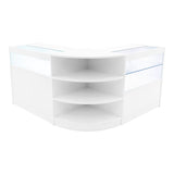 Set Mostradores Comerciales con Luz LED "HARMONIA" LM60 + B900 + C900 – Blanco