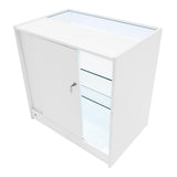 Set Mostradores Comerciales con Luz LED "DEMETER" LM60 + K900 + B900 – Blanco