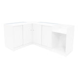 Set Mostradores Comerciales con Luz LED "POLARIS" CM60 + B900 + K900 + TB60 – Blanco