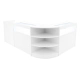 Set Mostradores Comerciales con Luz LED "SAGITTARIUS " LM60 + 2xB900 + TB60 – Blanco