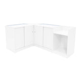 Set Mostradores Comerciales con Luz LED "ECLIPSE" LM60 + 2xC900 + TB60 – Blanco