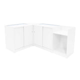 Set Mostradores Comerciales con Luz LED "ASTRO" LM60 + 2xK900 + TB60 – Blanco