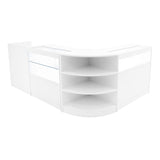 Set Mostradores Comerciales con Luz LED "EUROPA" LM60 + B900 + C900 + TB60 – Blanco