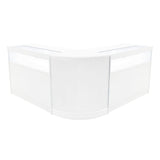 Set Mostradores Comerciales con Luz LED "IRIS"  CM60+ 2x B1200 – Blanco