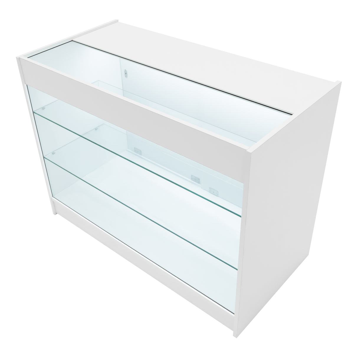 Set Mostradores Comerciales con Luz LED "HELIOS"  CM60+ 2x K1200 – Blanco