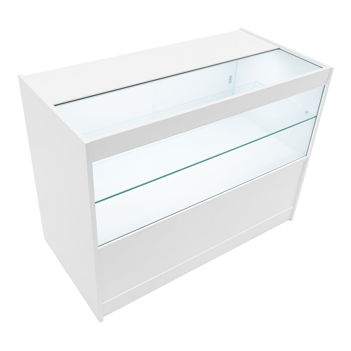 Set Mostradores Comerciales con Luz LED "ADONIS" CM60 + B1200 + C1200 – Blanco