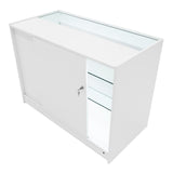 Set Mostradores Comerciales con Luz LED "HERA" CM60 + K1200 + C1200 – Blanco