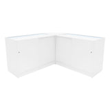 Set Mostradores Comerciales con Luz LED "HERA" CM60 + K1200 + C1200 – Blanco