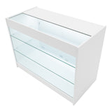 Set Mostradores Comerciales con Luz LED "HERA" CM60 + K1200 + C1200 – Blanco