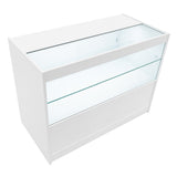 Set Mostradores Comerciales con Luz LED "HERA" CM60 + K1200 + C1200 – Blanco