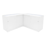Set Mostradores Comerciales con Luz LED "ANDROMEDA" LM60+ 2x C1200 – Blanco