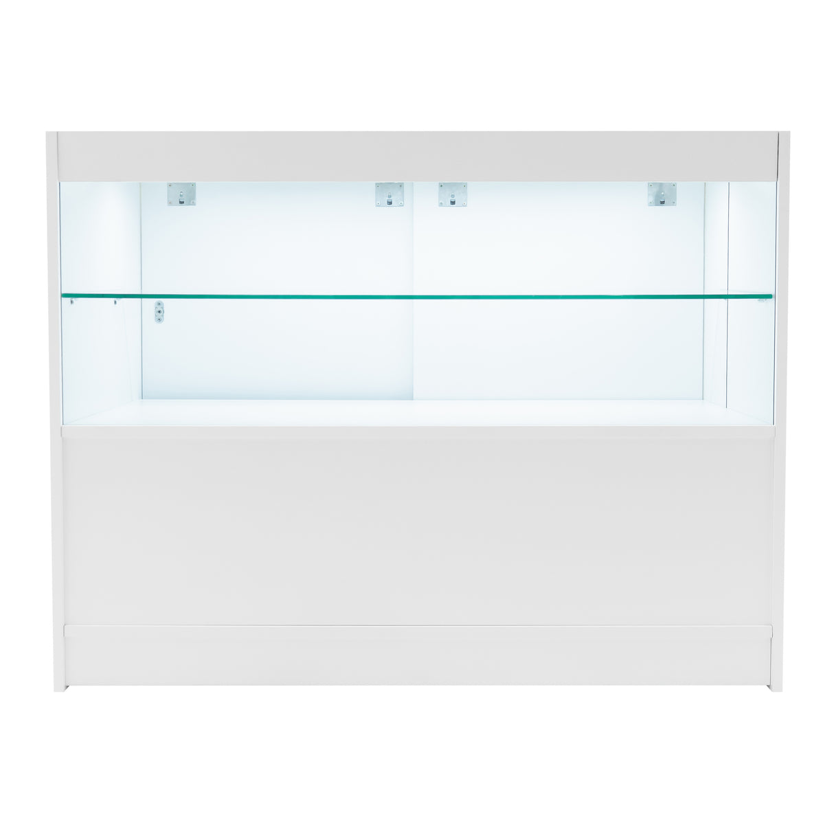 Set Mostradores Comerciales con Luz LED "ANDROMEDA" LM60+ 2x C1200 – Blanco