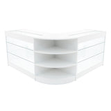 Set Mostradores Comerciales con Luz LED "APOLLO" LM60+ 2x K1200 – Blanco