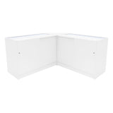 Set Mostradores Comerciales con Luz LED "APOLLO" LM60+ 2x K1200 – Blanco