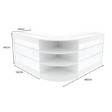 Set Mostradores Comerciales con Luz LED "APOLLO" LM60+ 2x K1200 – Blanco