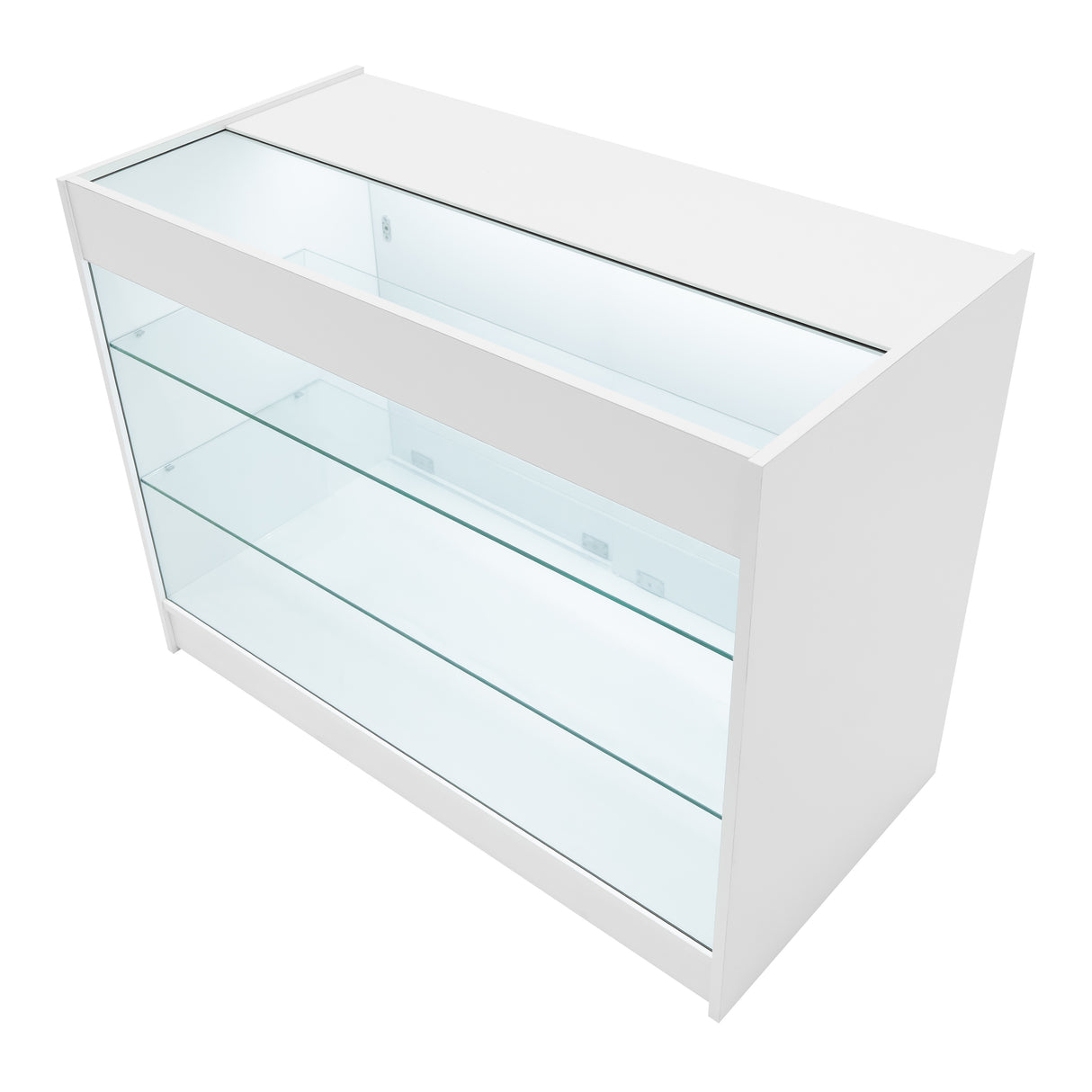 Set Mostradores Comerciales con Luz LED "APOLLO" LM60+ 2x K1200 – Blanco
