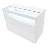 Set Mostradores Comerciales con Luz LED "HARMONIA" LM60 + B1200 + C1200 – Blanco