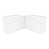 Set Mostradores Comerciales con Luz LED "DEMETER" LM60 + K1200 + B1200 – Blanco