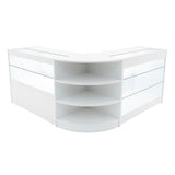 Set Mostradores Comerciales con Luz LED "CALLIOPE" LM60 + K1200 + C1200 – Blanco