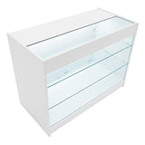 Set Mostradores Comerciales con Luz LED "CALLIOPE" LM60 + K1200 + C1200 – Blanco