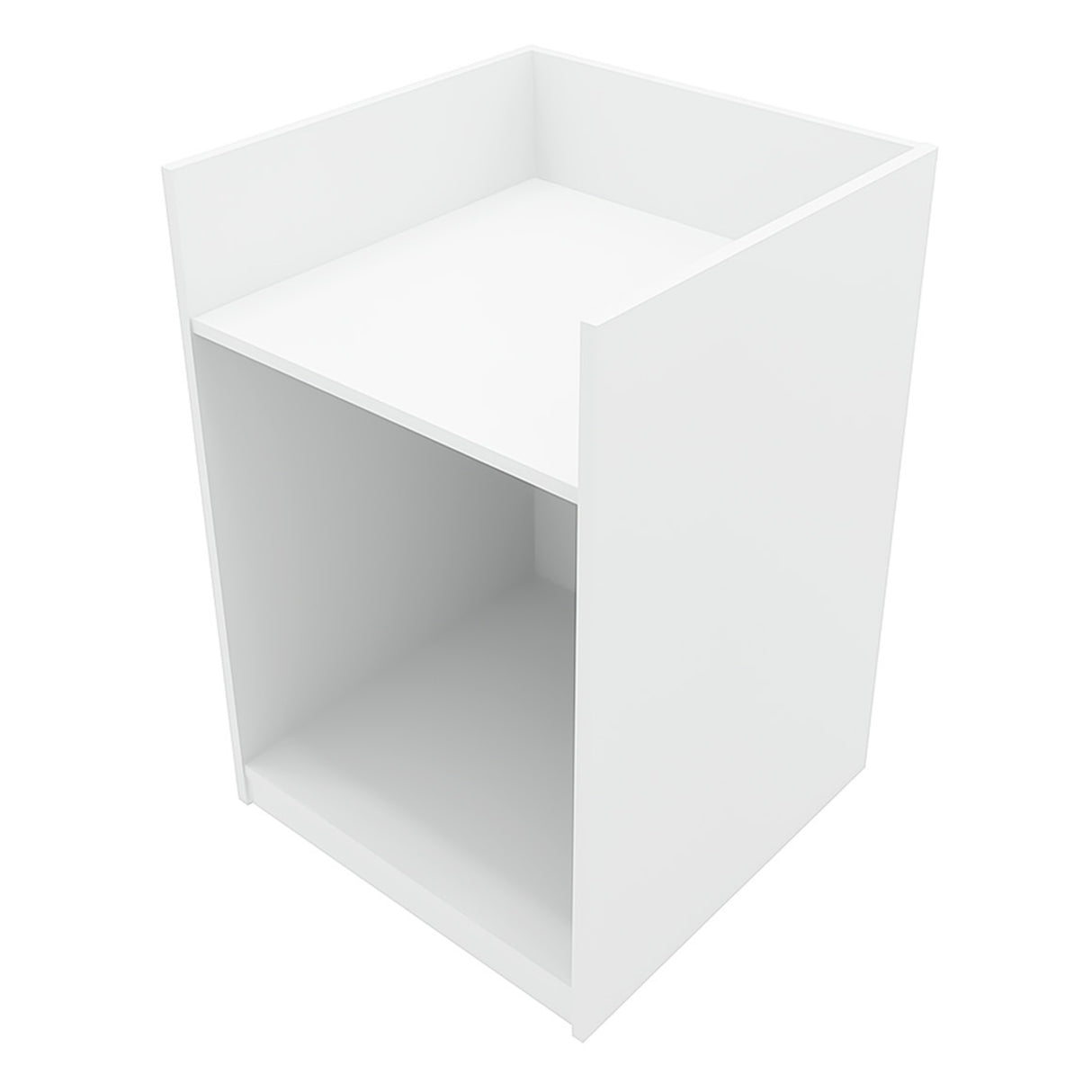 Set Mostradores Comerciales con Luz LED "GRAVITY" CM60 + B1200 + C1200 + TB60 – Blanco