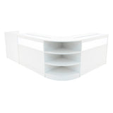 Set Mostradores Comerciales con Luz LED "SAGITTARIUS " LM60 + 2xB1200 + TB60 – Blanco