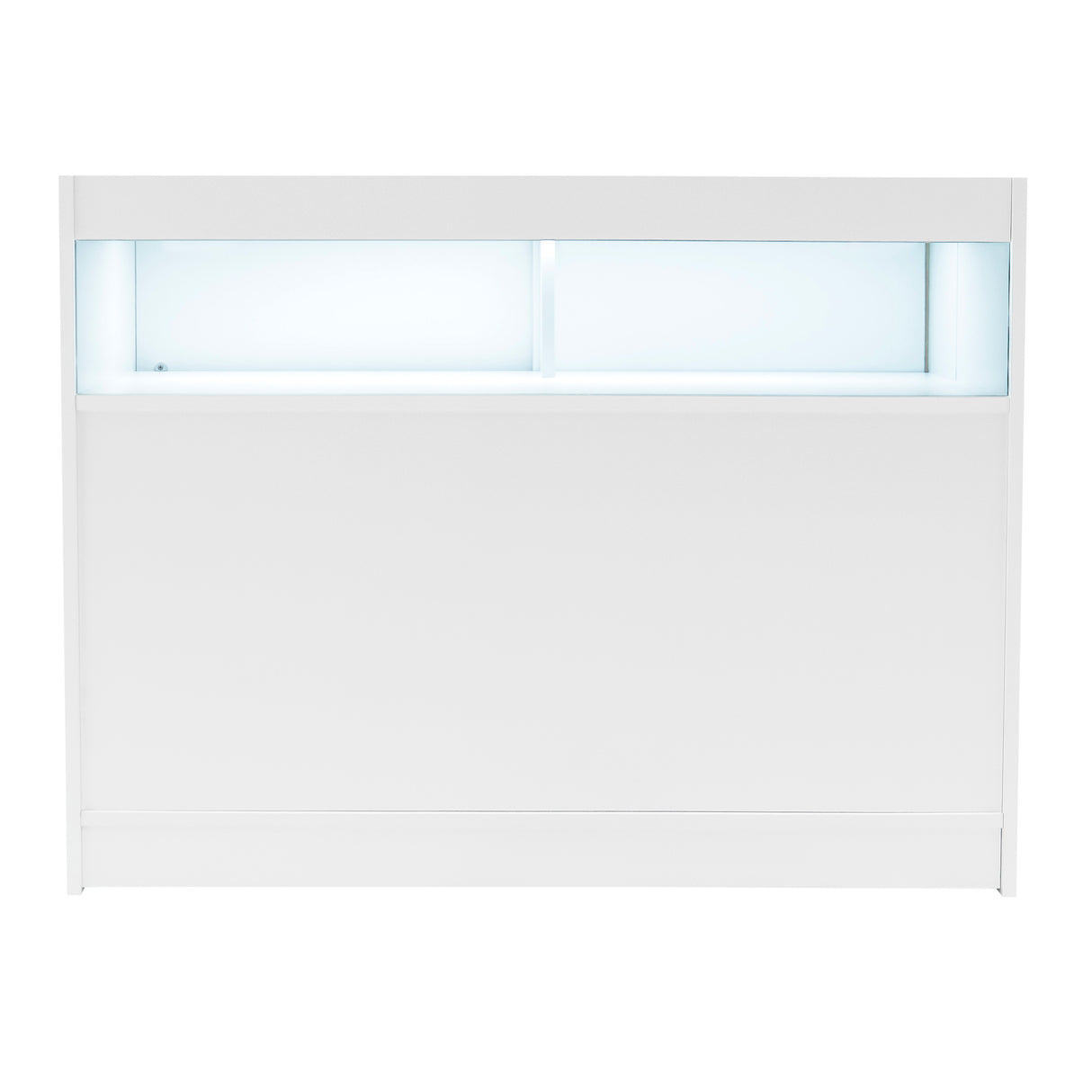 Set Mostradores Comerciales con Luz LED "SAGITTARIUS " LM60 + 2xB1200 + TB60 – Blanco