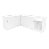 Set Mostradores Comerciales con Luz LED "ASTRO" LM60 + 2x K1200 + TB60 – Blanco