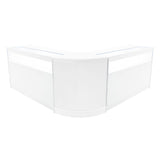 Set Mostradores Comerciales con Luz LED "IRIS"  CM60+ 2x B1500 – Blanco
