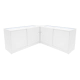 Set Mostradores Comerciales con Luz LED "IRIS"  CM60+ 2x B1500 – Blanco