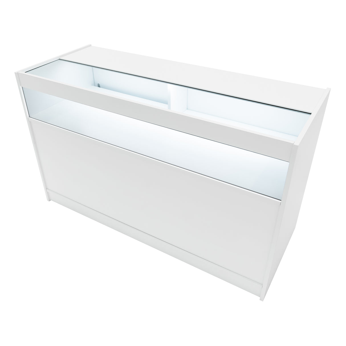 Set Mostradores Comerciales con Luz LED "IRIS"  CM60+ 2x B1500 – Blanco