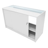 Set Mostradores Comerciales con Luz LED "HELIOS" CM60+ 2x K1500 – Blanco