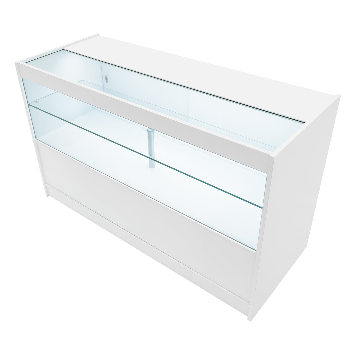 Set Mostradores Comerciales con Luz LED "HERA" CM60 + K1500 + C1500 – Blanco