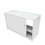 Set Mostradores Comerciales con Luz LED "THESEUS" LM60+ 2x B1500 – Blanco