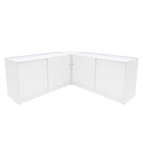 Set Mostradores Comerciales con Luz LED "THESEUS" LM60+ 2x B1500 – Blanco