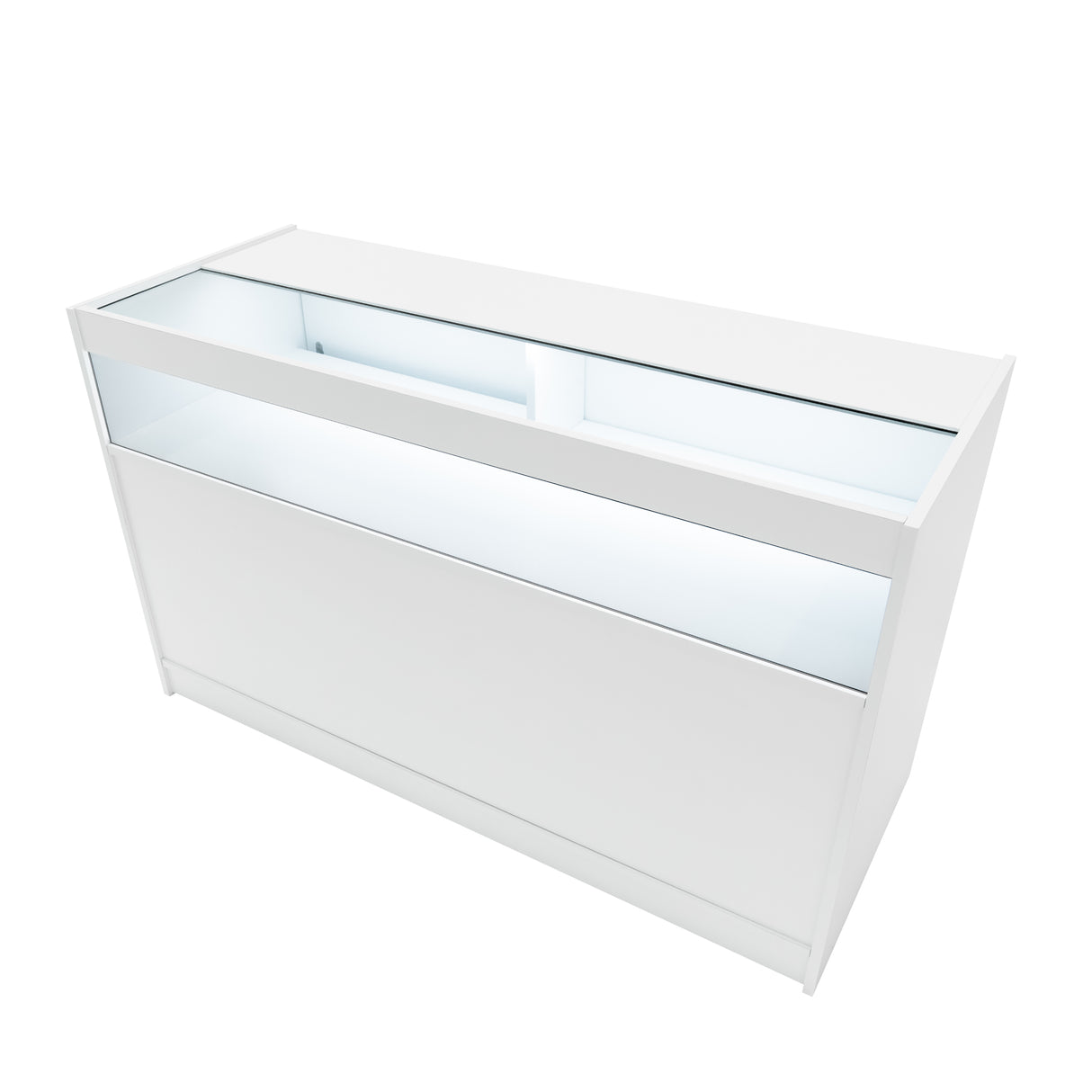 Set Mostradores Comerciales con Luz LED "THESEUS" LM60+ 2x B1500 – Blanco