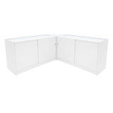 Set Mostradores Comerciales con Luz LED "APOLLO" LM60+ 2x K1500 – Blanco