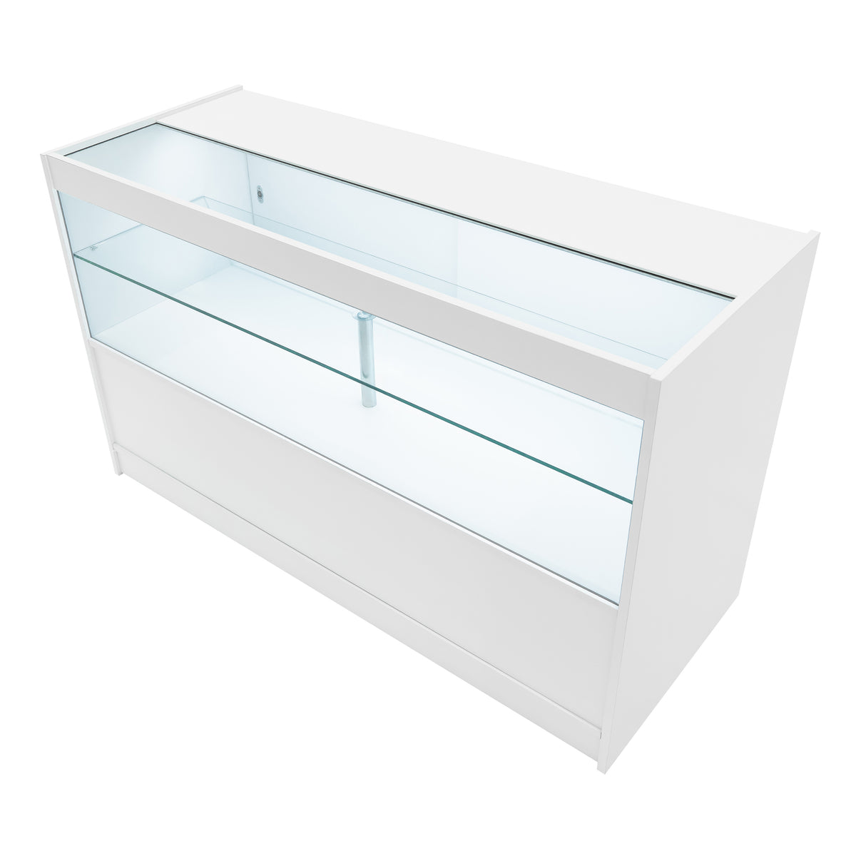 Set Mostradores Comerciales con Luz LED "HARMONIA" LM60 + B1500 + C1500 – Blanco