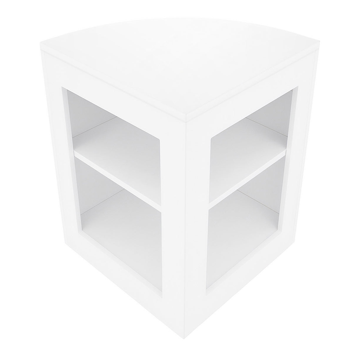 Set Mostradores Comerciales con Luz LED "LUNA" CM60 + 2xB1500 + TB60 – Blanco