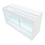 Set Mostradores Comerciales con Luz LED "ARIES" CM60 + 2xK1500 + TB60 – Blanco