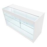 Set Mostradores Comerciales con Luz LED "POLARIS" CM60 + B1500 + K1500 + TB60 – Blanco
