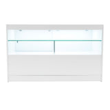 Set Mostradores Comerciales con Luz LED "ECLIPSE" LM60 + 2xC1500 + TB60 – Blanco