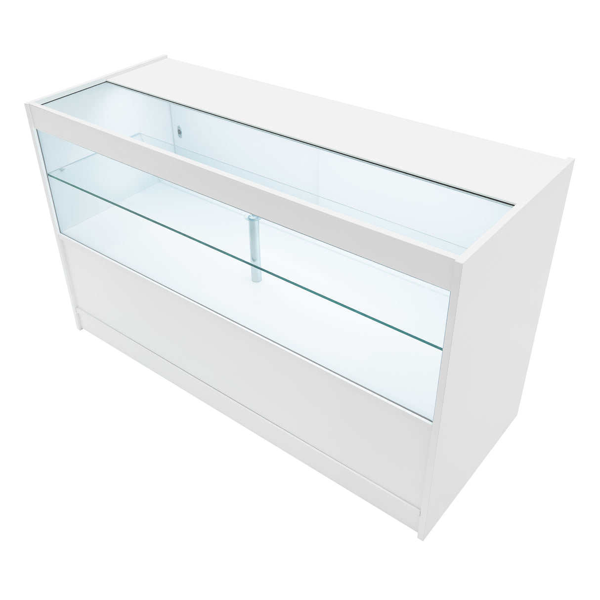 Set Mostradores Comerciales con Luz LED "EUROPA" LM60 + B1500 + C1500 + TB60 – Blanco