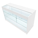 Set Mostradores Comerciales con Luz LED "HYPERION" LM60 + B1500 + K1500 + TB60 – Blanco