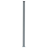 Vallas para exteriores de WPC y Aluminio - 9x Paneles Cuadrados + 1x Oblicuo + 10x Postes con LED | Gris