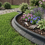 Bordura Flexible para Jardín 4 x 1.2 m con Mazo – Gris