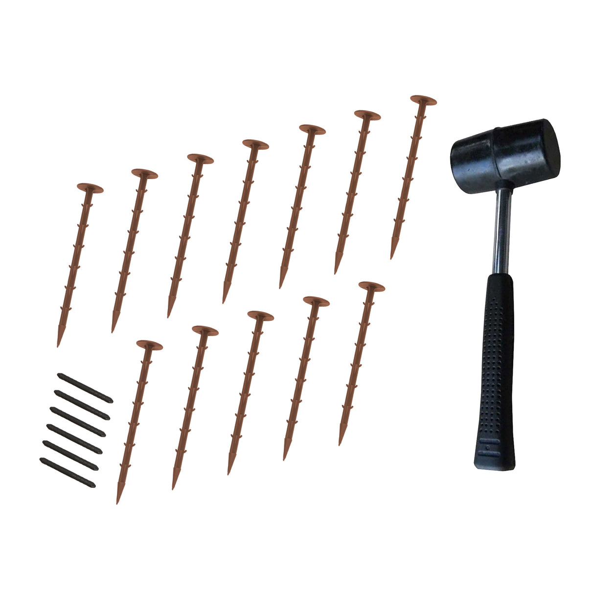 Bordura Flexible para Jardín 4 x 1.2 m con Mazo – Terracota